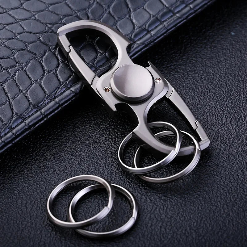 Finger Spinner Fidget Hand Anti-Anxiety Toy Relieves Stress Finger Spinner Keychain Bottle Opener Fidget Toys EDC Fidget Toys
