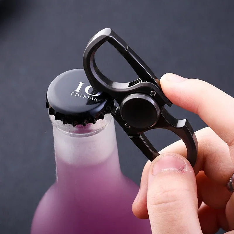 Finger Spinner Fidget Hand Anti-Anxiety Toy Relieves Stress Finger Spinner Keychain Bottle Opener Fidget Toys EDC Fidget Toys