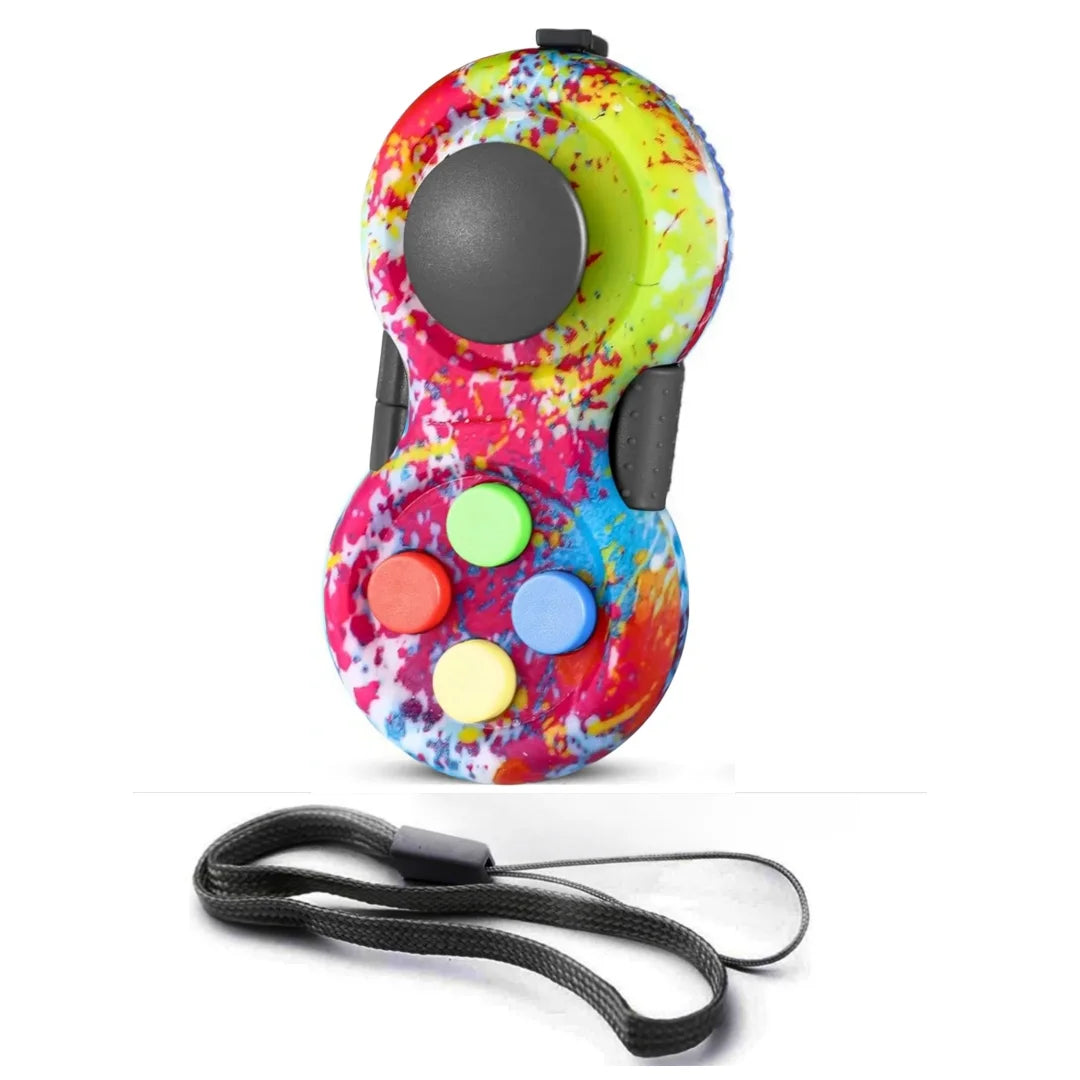 Fidget Pad Retro Classic Fidget Controller Handheld Fidget Game Controller Fun Fidget Pad Packs Classic Fidget Toys