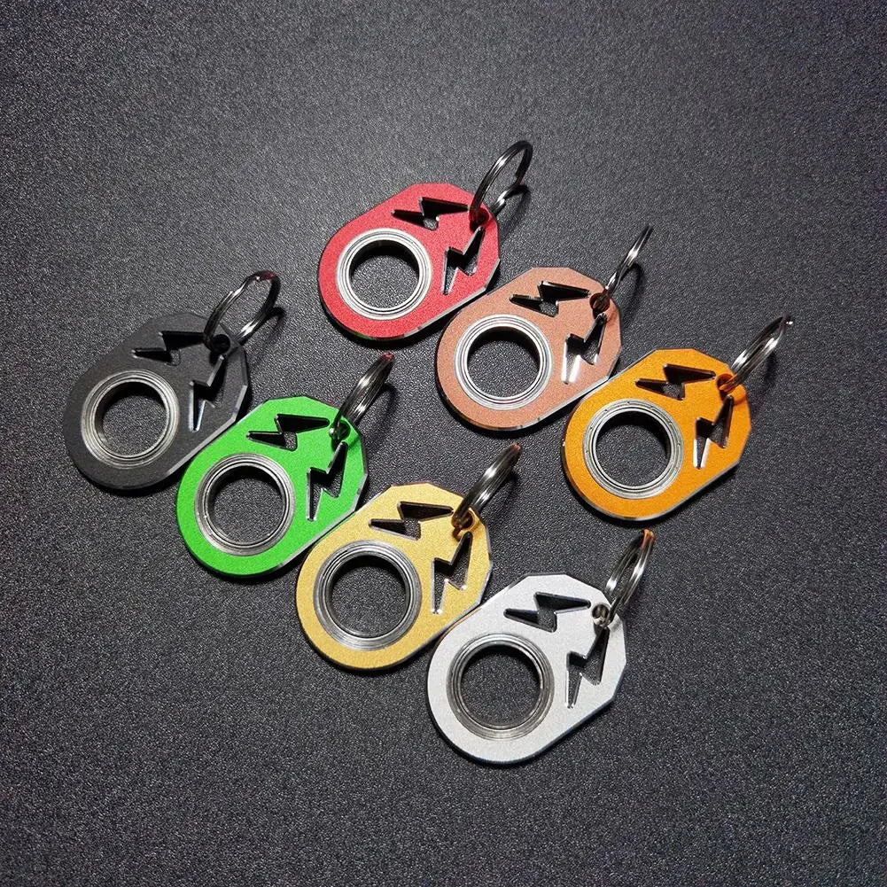 Cool Style Spinner Keychain Durable Keychain Spinning Key Decompression Fidget Toy