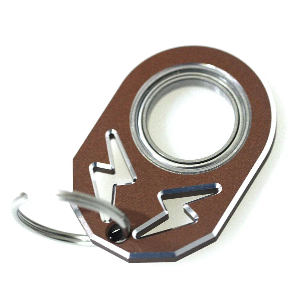 Cool Style Spinner Keychain Durable Keychain Spinning Key Decompression Fidget Toy