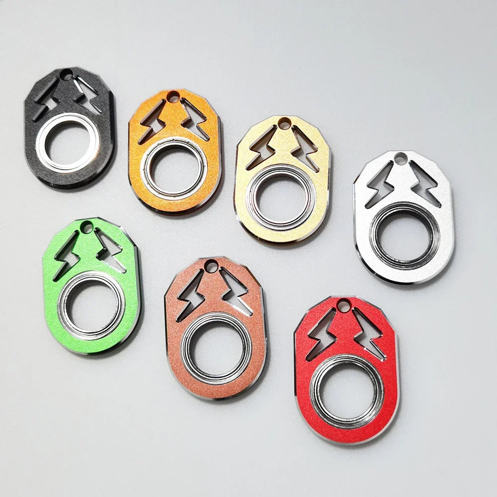Cool Style Spinner Keychain Durable Keychain Spinning Key Decompression Fidget Toy