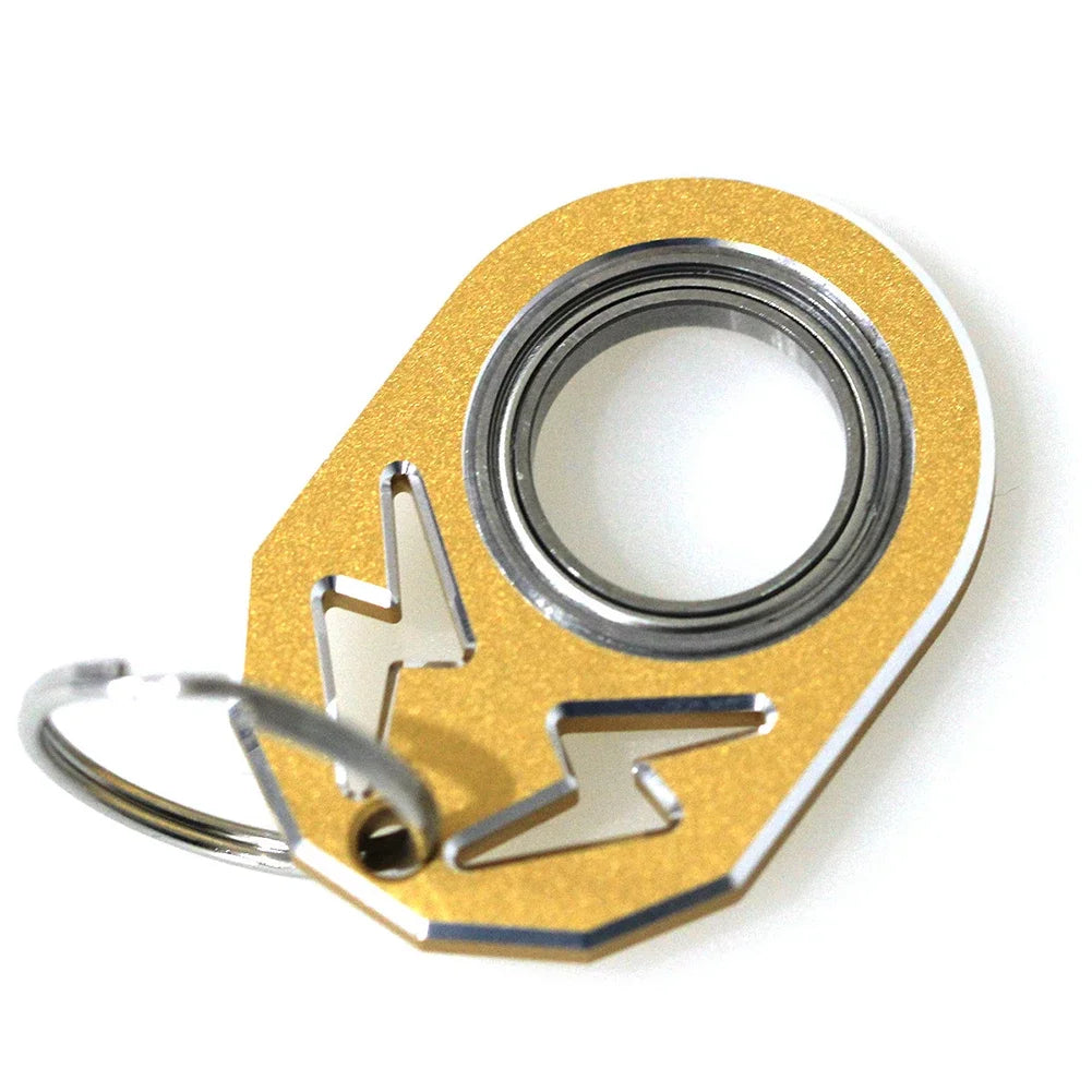 Cool Style Spinner Keychain Durable Keychain Spinning Key Decompression Fidget Toy