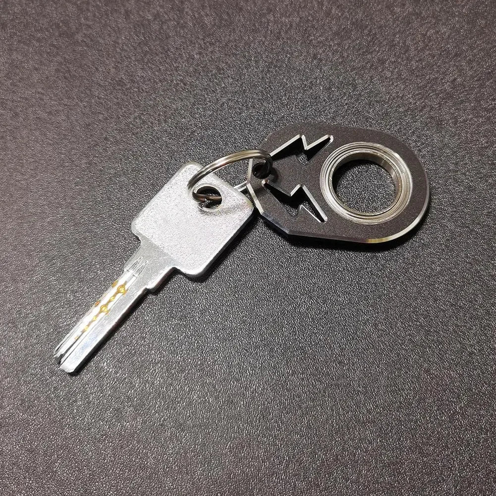 Cool Style Spinner Keychain Durable Keychain Spinning Key Decompression Fidget Toy
