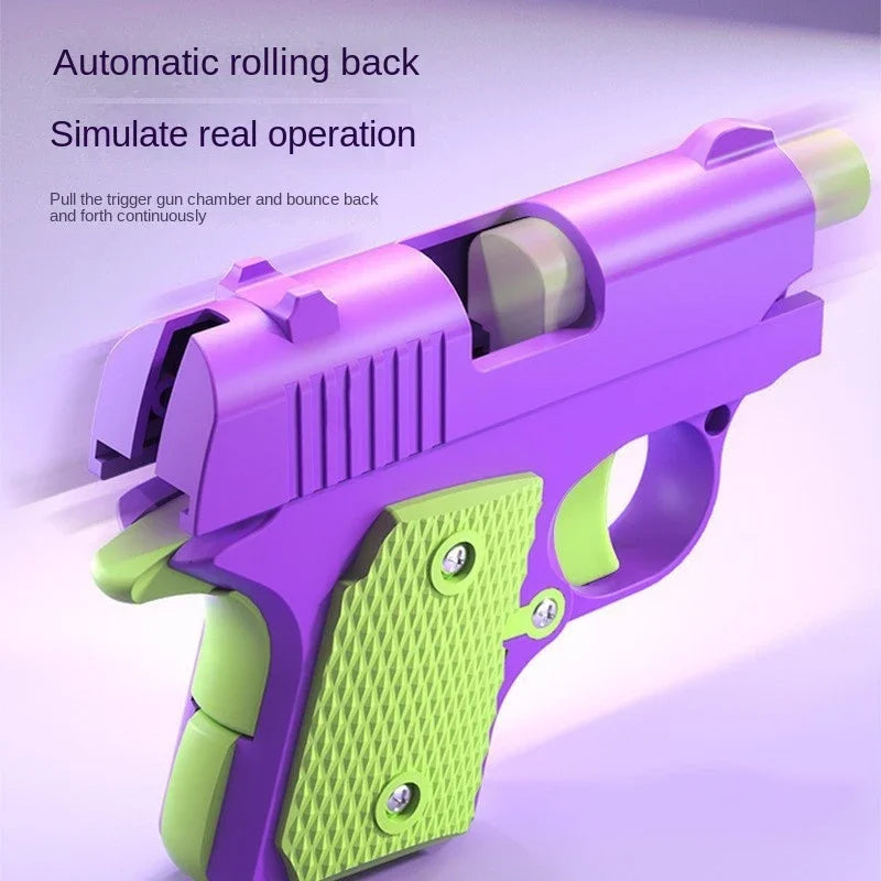 Mini Children's Toy Guns Model 3D Printing Fidget Toy for Kids Adults Stress Relief Toy