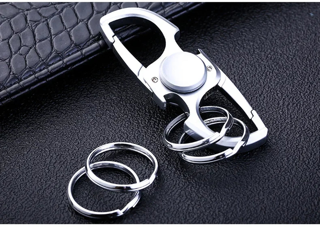 Finger Spinner Fidget Hand Anti-Anxiety Toy Relieves Stress Finger Spinner Keychain Bottle Opener Fidget Toys EDC Fidget Toys
