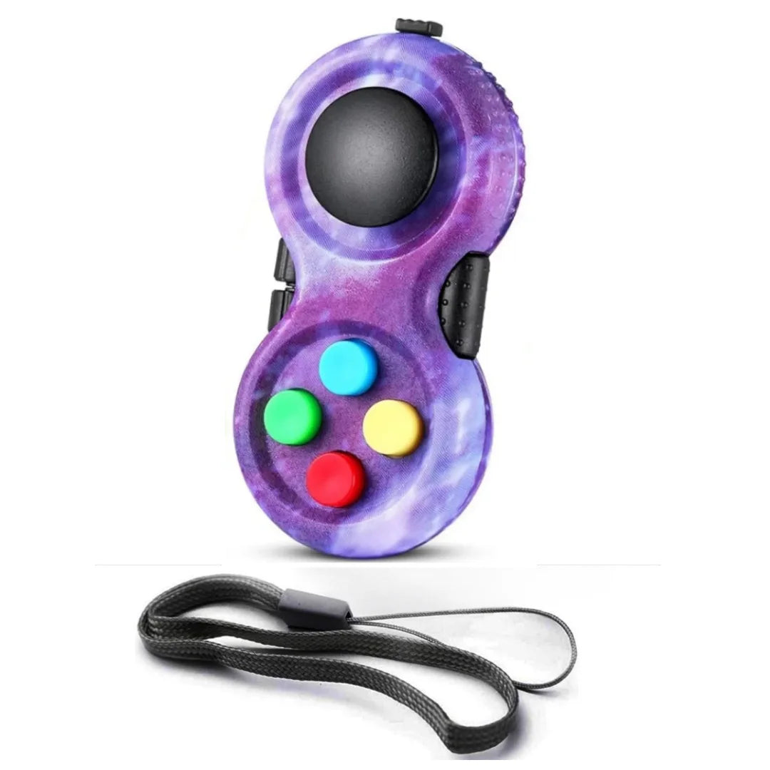 Fidget Pad Retro Classic Fidget Controller Handheld Fidget Game Controller Fun Fidget Pad Packs Classic Fidget Toys